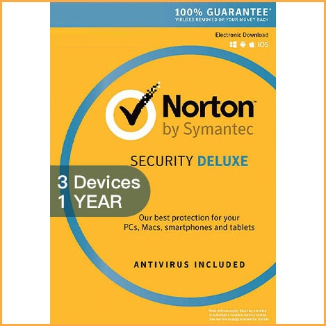 Norton Security Deluxe 3 - 3 Devices - 1 Year [EU]