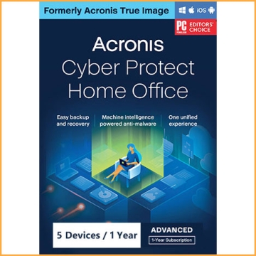 Acronis Cyber Protect Home Office Advanced - 5 Devices - 1 Year [EU]